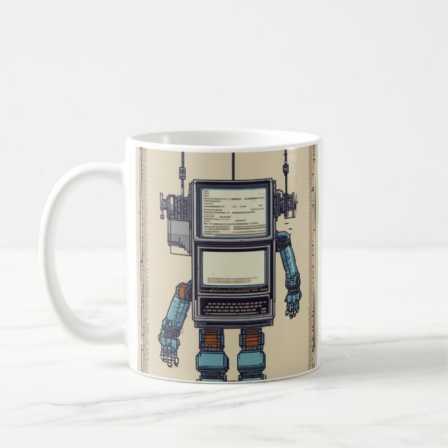 Software Developer Programmer Coding Tech Geek Com Coffee Mug (Left)