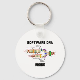 Software DNA Inside (DNA Replication) Keychain
