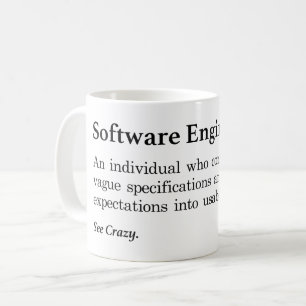 Software Engineer Definition Coffee Mug