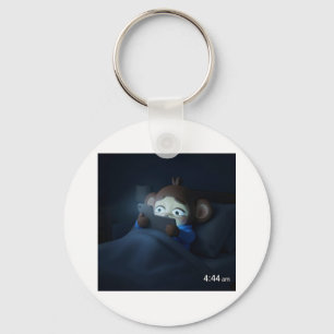 Software Engineer Jitters at 4:44 am Keychain