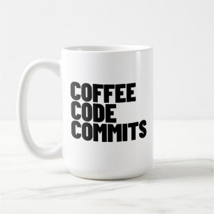 Software Engineer Life - Coffee Code Commits Devel Mug