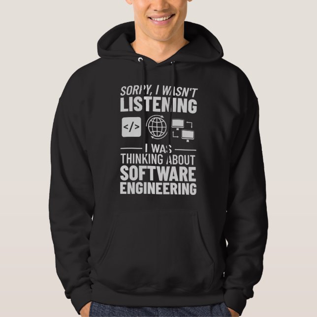 Software Engineering Manager Beginner Engineer Hoodie (Front)