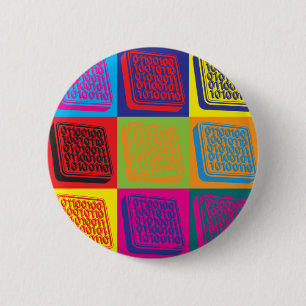 Software Engineering Pop Art 2 Inch Round Button