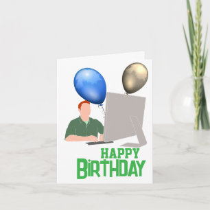 Software engineer's Birthday  Card