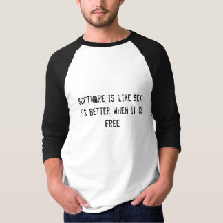 Software is like Sex T-Shirt