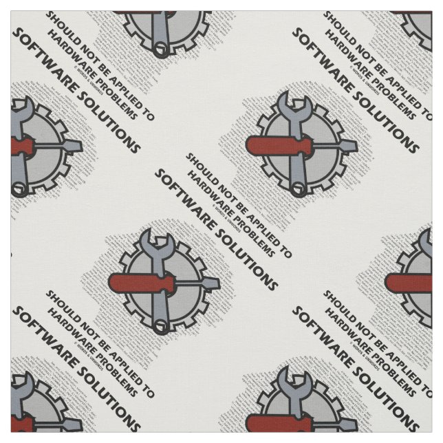 Software Solutions Should Not Be Applied Hardware  Fabric (Swatch)