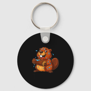 Soggy Beaver Bbq If It's Not All Over Your Face Yo Keychain