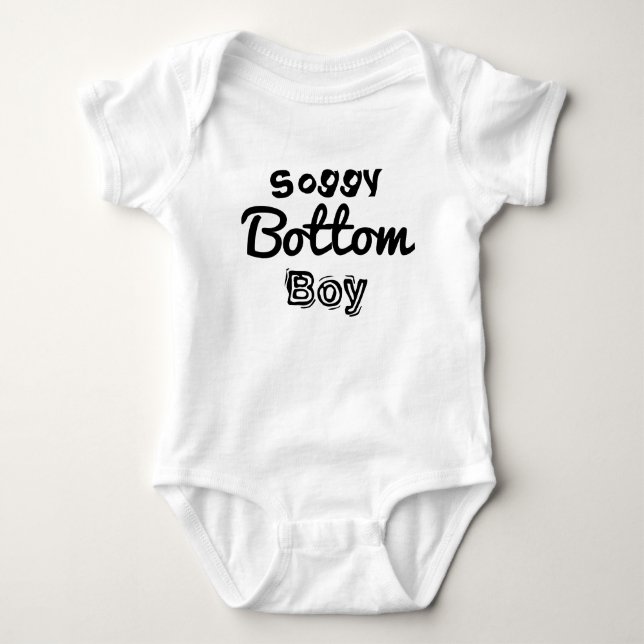 "Soggy Bottom Boy" bodysuit (Front)