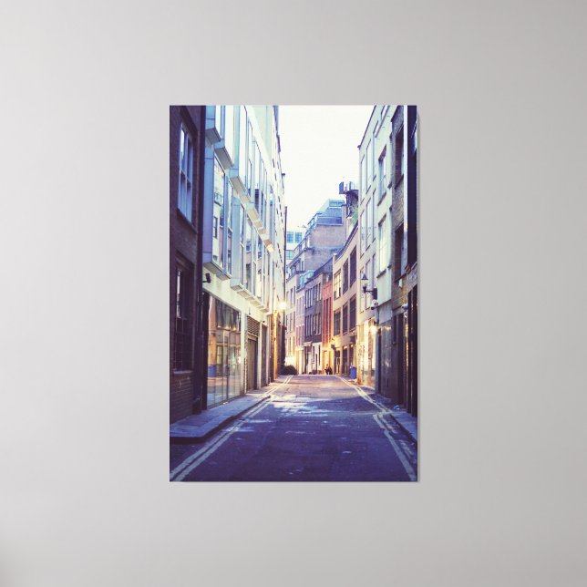 Soho London Street scene Canvas Print (Front)