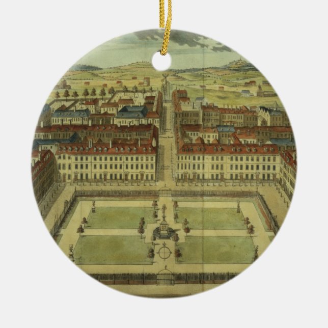 Soho or King's Square, for 'Stow's Survey of Londo Ceramic Ornament (Front)