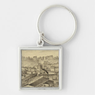 Soho Saw and Planing Mills and Barge Yards Keychain