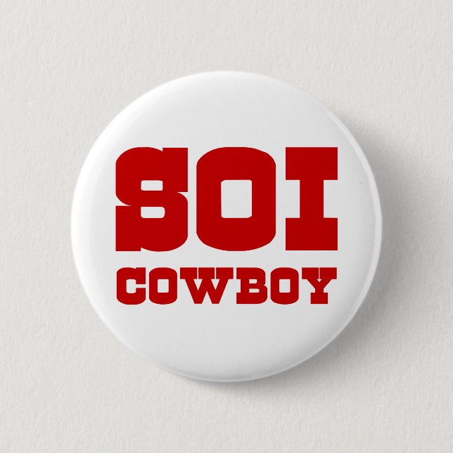SOI COWBOY 2 INCH ROUND BUTTON (Front)