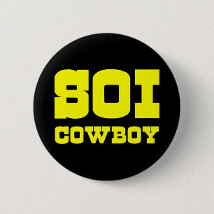 SOI COWBOY 2 INCH ROUND BUTTON