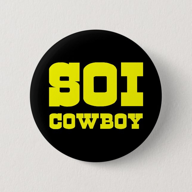 SOI COWBOY 2 INCH ROUND BUTTON (Front)
