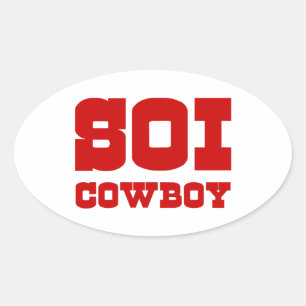 SOI COWBOY OVAL STICKER