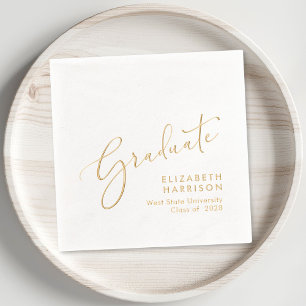 Soignée de graduation de script élégant