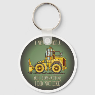 Soil Compactor Operator Quote Key Chain