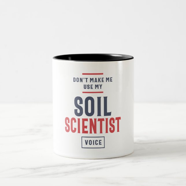 Soil Scientist Two-Tone Coffee Mug (Center)