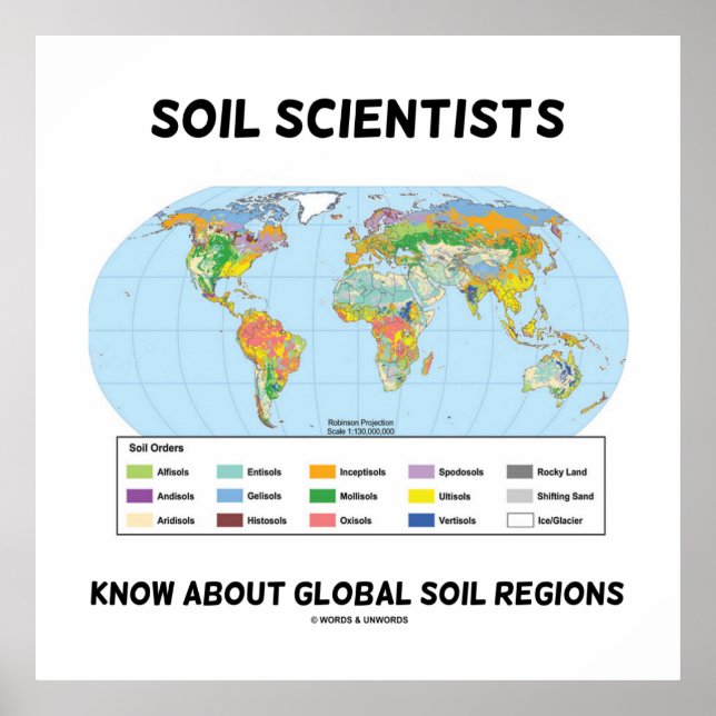 Soil Scientists Know About Global Soil Regions Poster (Front)