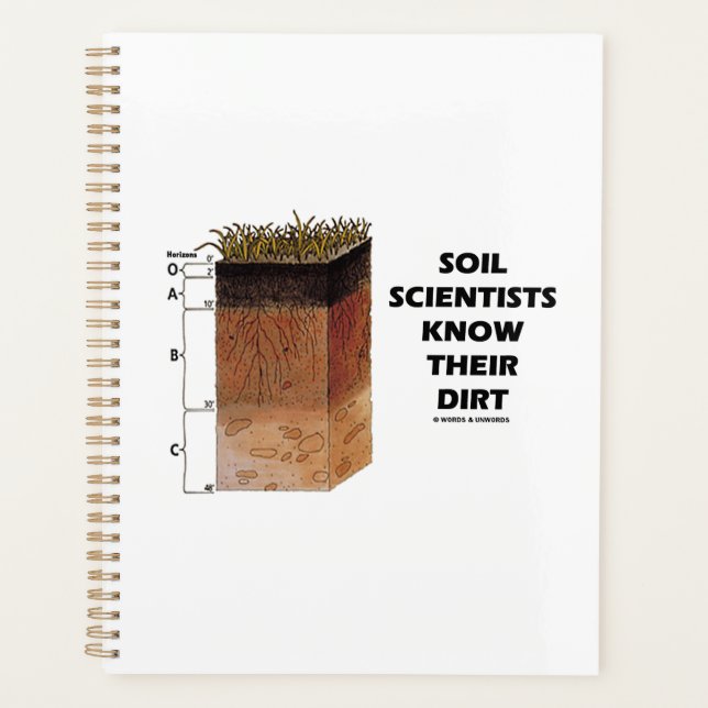 Soil Scientists Know Their Dirt Soil Layers Planner (Front)