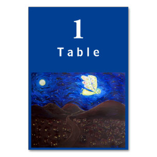 Soin des cartes de table personnalisées Soul Angel