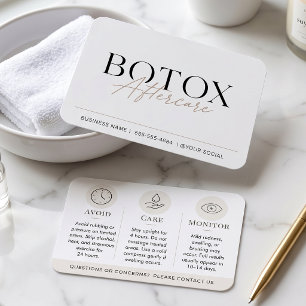 Soins Après Botox Beige Minimaliste Simple Med Spa