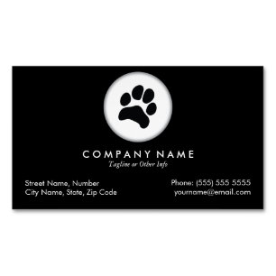 Soins aux animaux de compagnie Carte de visite mag