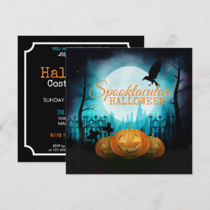Soirée Costume Halloween Spooktacular   Invitation