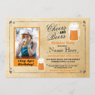 Soirée d'anniversaire Bière Invitation photo 40
