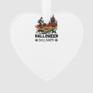 Soirée de chien d'Halloween Sorcières Chiens Citro