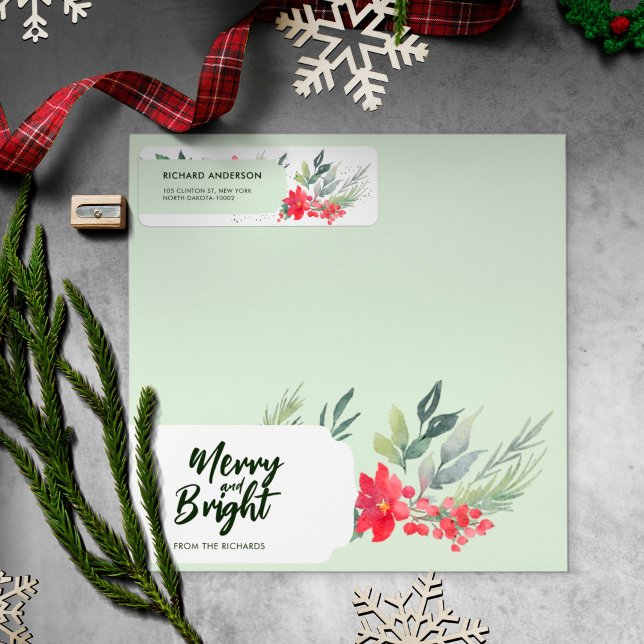 Soirée de Noël sur le thème du feuillage botanique (Créateur téléchargé)