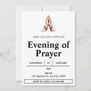 Soirée de prière Invitation