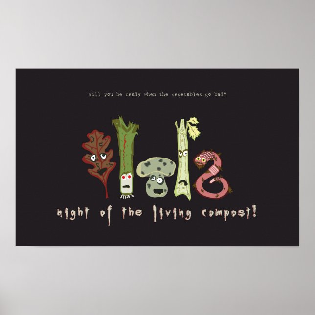 soirée du compost vivant! poster (Devant)