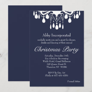 Soirée Grand Ballroom Fête de Noël Invitation