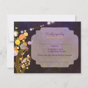 Soirée Jardin Chaîne Lumières Mariage RSVP