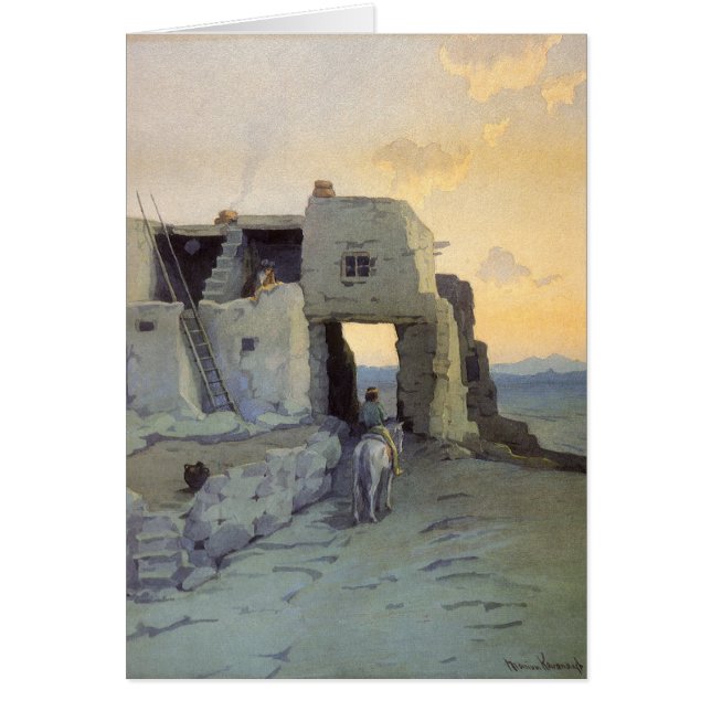 Soirée, Pueblo de Walpi par Marion Kavagh Wachtel (Devant)