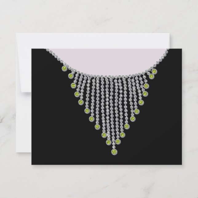 Soirée Sortie série Invitations pour la date nuit  (Devant)