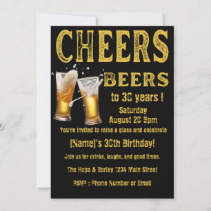 Soirées et bières 30e anniversaire Invitation de f