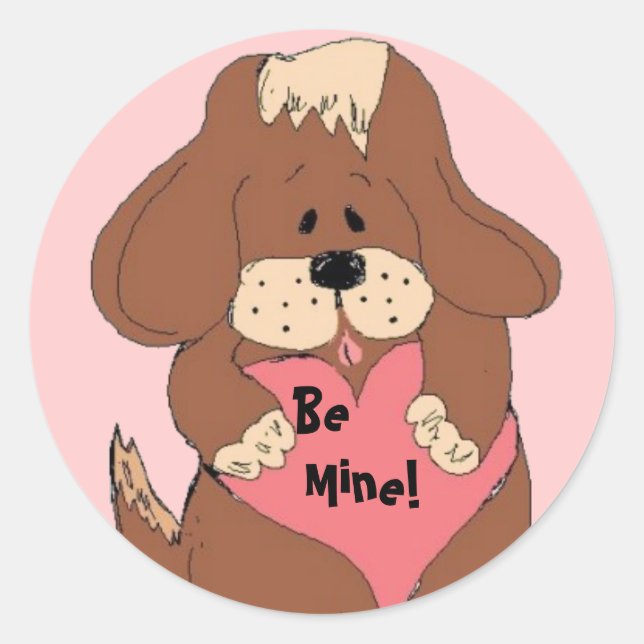 Sois À Moi ! - Stickers Chiot (Devant)