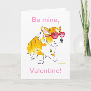 Sois À Moi, Valentine ! Carte Corgi