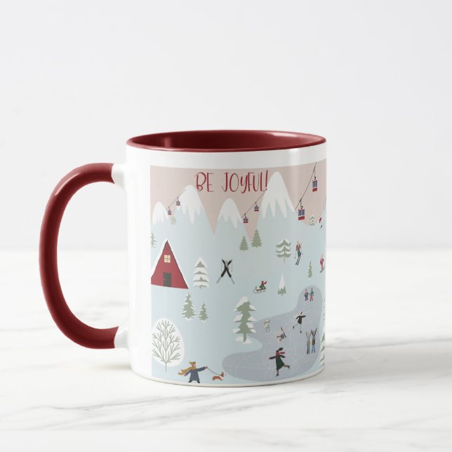 "Sois Joyeux" Café Mug (Gauche)