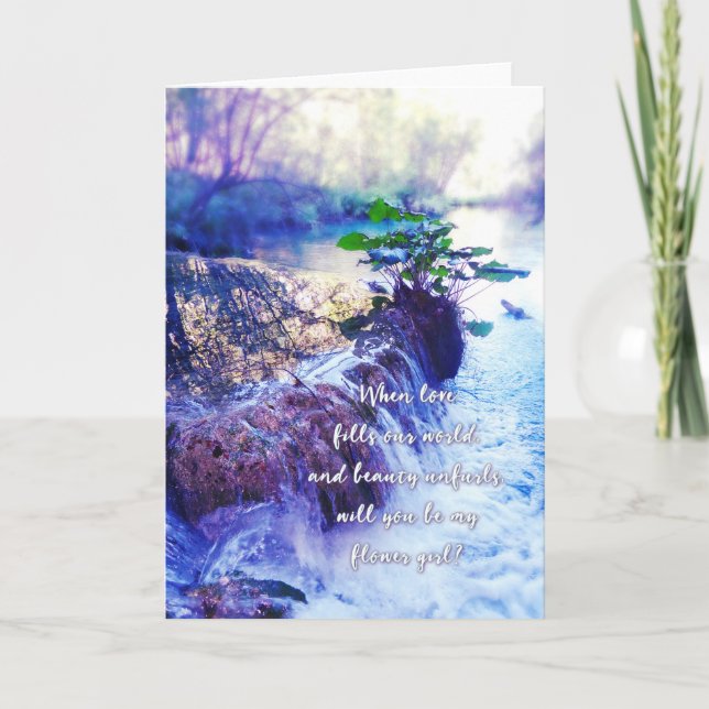 sois ma demoiselle d'honneur invitation waterhaze (Devant)