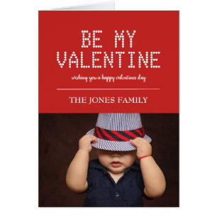 Sois ma Saint Valentin Carte photo de la Saint V