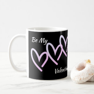 Sois ma Valentine Triple Heart Mug