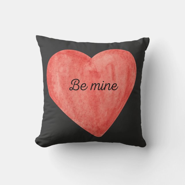 "Sois Mien" Coussin Jetable (Recto)