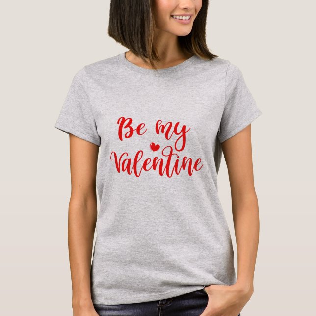 Sois Mon T-shirt Valentine Chic Femmes (Devant)