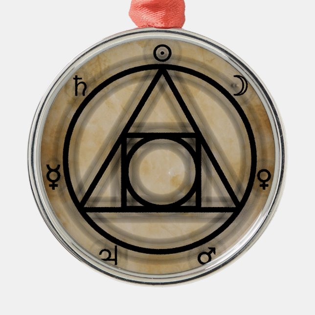 Soisbelow.png Metal Ornament (Front)