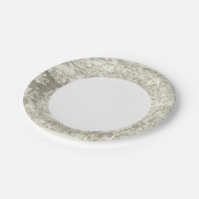 Soissons Paper Plate (Angled)