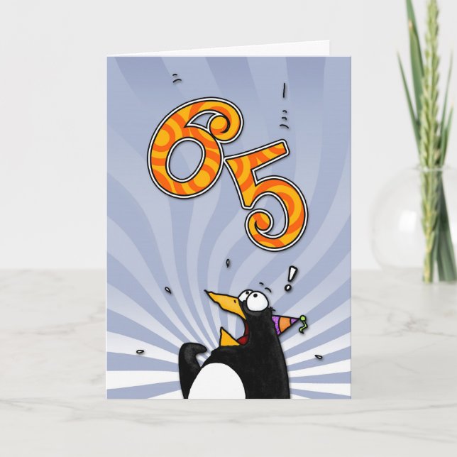 soixante-cinquième anniversaire - carte de (Devant)