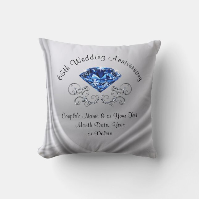Soixante-cinquième coussin personnalisé de saphir (Recto)